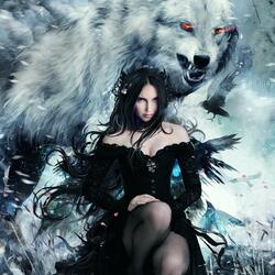 Jigsaw puzzle: Wolf queen
