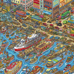 Jigsaw puzzle: Port