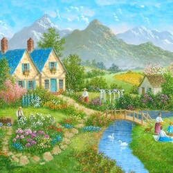 Jigsaw puzzle: Wonderful summer day