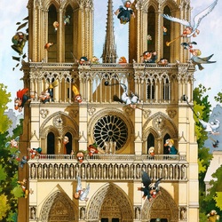 Jigsaw puzzle: Vivat Notre Dame