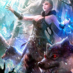 Jigsaw puzzle: Wolf queen