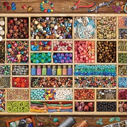 Jigsaw puzzle: Beads