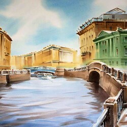 Jigsaw puzzle: Channels of St. Petersburg
