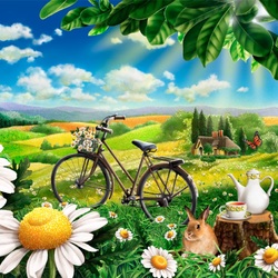 Jigsaw puzzle: I will collect a bouquet