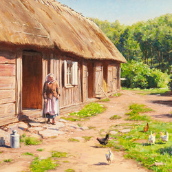 Jigsaw puzzle: Chickens in the yard