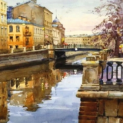 Jigsaw puzzle: Channels of St. Petersburg