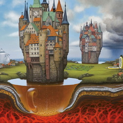 Jigsaw puzzle: Tea castle