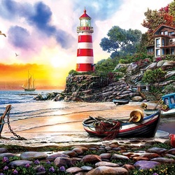 Jigsaw puzzle: Low tide