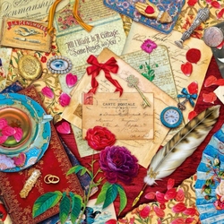 Jigsaw puzzle: Love letters