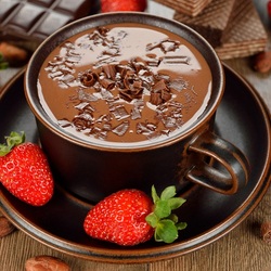 Jigsaw puzzle: Portion of chocolate