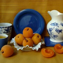 Jigsaw puzzle: Still life with apricots