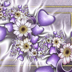 Jigsaw puzzle: Lilac love