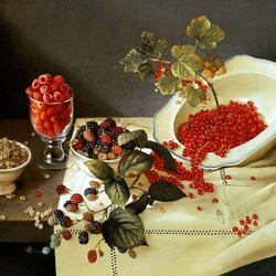 Jigsaw puzzle: Still life with berries