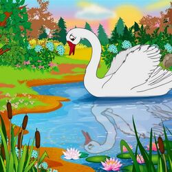 Jigsaw puzzle: ugly duck