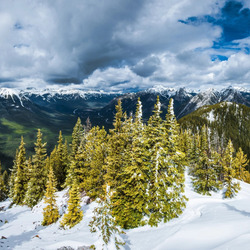 Jigsaw puzzle: Snow in the mountains