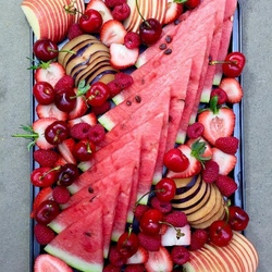 Jigsaw puzzle: fruit plate