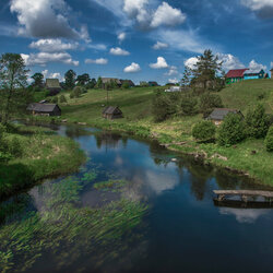 Jigsaw puzzle: Russian villages