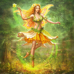 Jigsaw puzzle: Flower Fairy - Narcissus