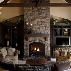 Jigsaw puzzle: Room with fireplace