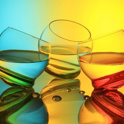 Jigsaw puzzle: Cheerful glasses