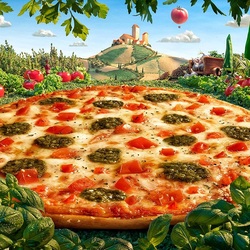 Jigsaw puzzle: Italian pizza