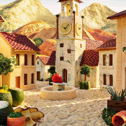 Jigsaw puzzle: Cheese bell tower