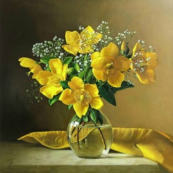 Jigsaw puzzle: The sun in a vase