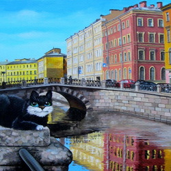 Jigsaw puzzle: Petersburg cats