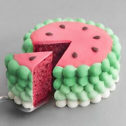 Jigsaw puzzle: Watermelon cake