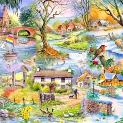 Jigsaw puzzle: Seasons