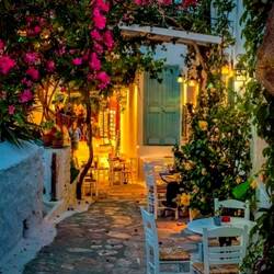 Jigsaw puzzle: Evening in Greece