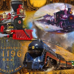 Jigsaw puzzle: Locomotives