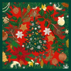 Jigsaw puzzle: Christmas shawl