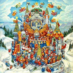 Jigsaw puzzle: Holy cats at Christmas