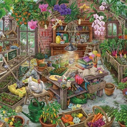 Jigsaw puzzle: Greenhouse