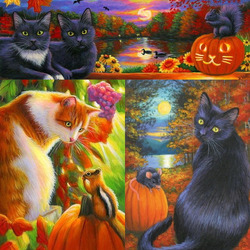 Jigsaw puzzle: Halloween collage