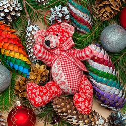 Jigsaw puzzle: Red bear