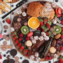Jigsaw puzzle: Dessert with fruit
