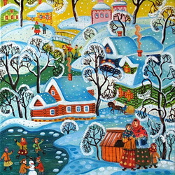 Jigsaw puzzle: Russian Winter
