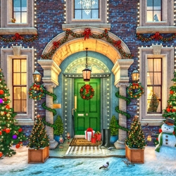 Jigsaw puzzle: Christmas house