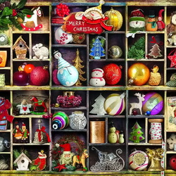 Jigsaw puzzle: Christmas toys