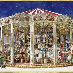 Jigsaw puzzle: Christmas carousel