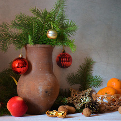 Jigsaw puzzle: New Year's still life