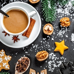 Jigsaw puzzle: Cocoa with cinnamon