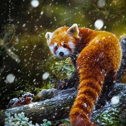 Jigsaw puzzle: Red panda
