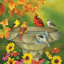 Jigsaw puzzle: At the drinking bowl