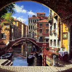 Jigsaw puzzle: Arch in Venice