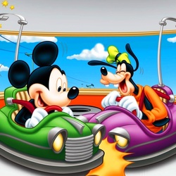 Jigsaw puzzle: Mickey and Pluto