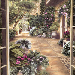 Jigsaw puzzle: In the courtyard
