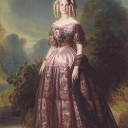 Jigsaw puzzle: Portrait of Maria Carolina Augusta Bourbon, Princess of the Two Sicilies